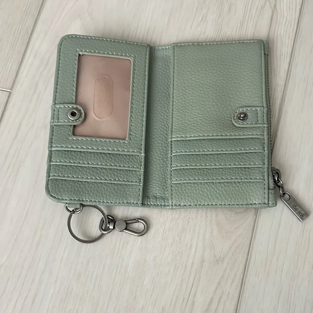The Sak Sage Green Leather Shoulder Hobo